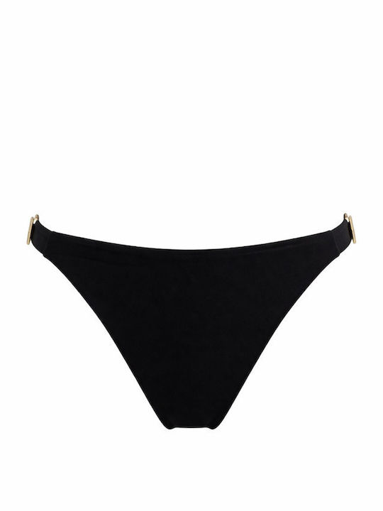 Bikinihosen Slip Schwarz