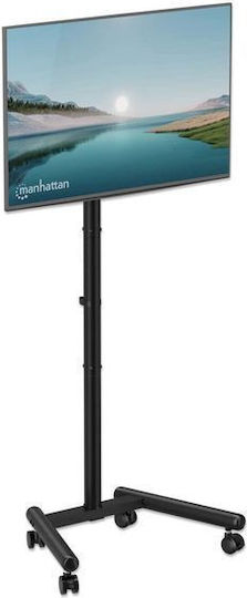 Manhattan 462464 Βάση Τηλεόρασης Δαπέδου έως 50" και 35kg Μαύρο