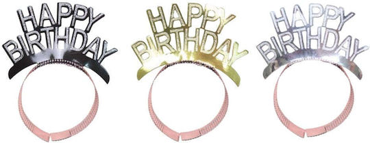 Happy Birthday Headband Set 6 Pieces 3 Colors