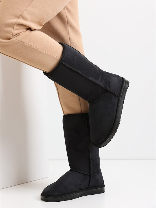 Cizme Dama Negre Suede