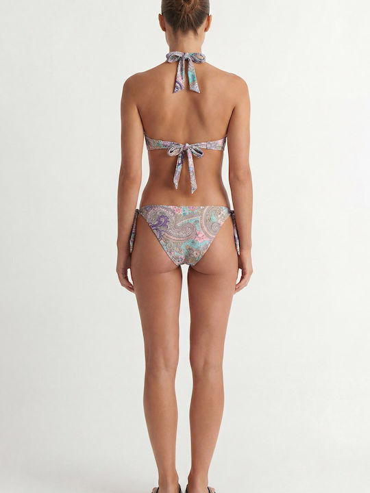 Bikini Τριγωνάκι με Ενίσχυση Ροζ