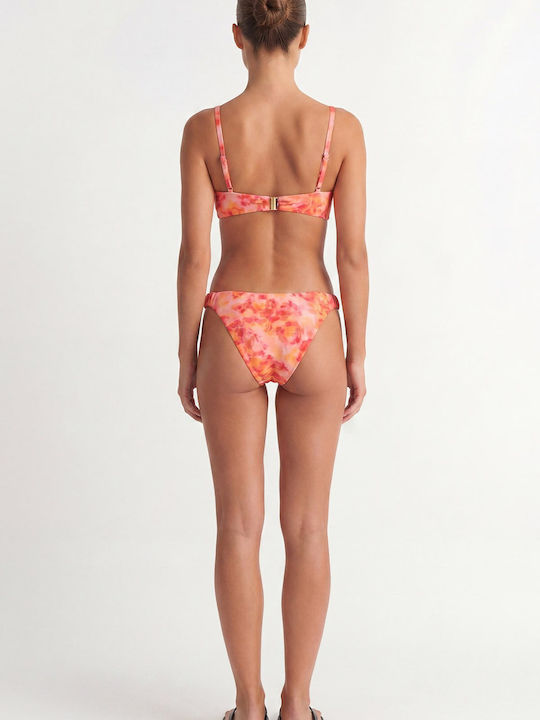 Strapless Bikinioberteil Orange