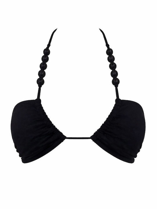 Bikini Τριγωνάκι με Ενίσχυση Μαύρο