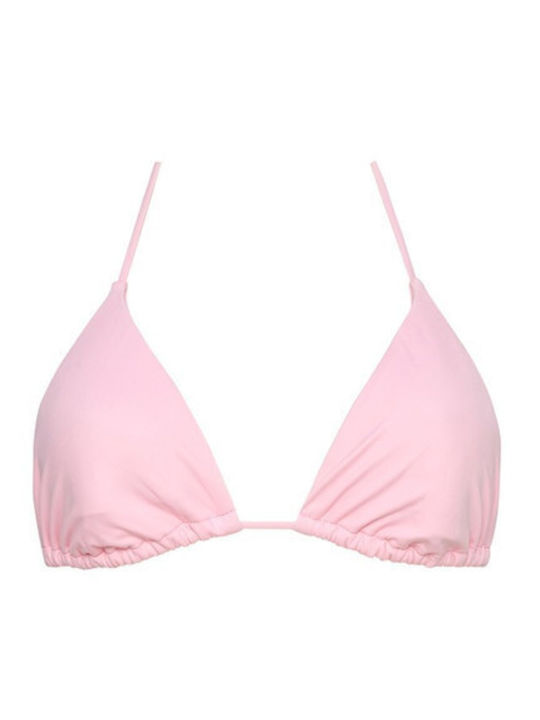 Bikini Triangle With Padding Pink