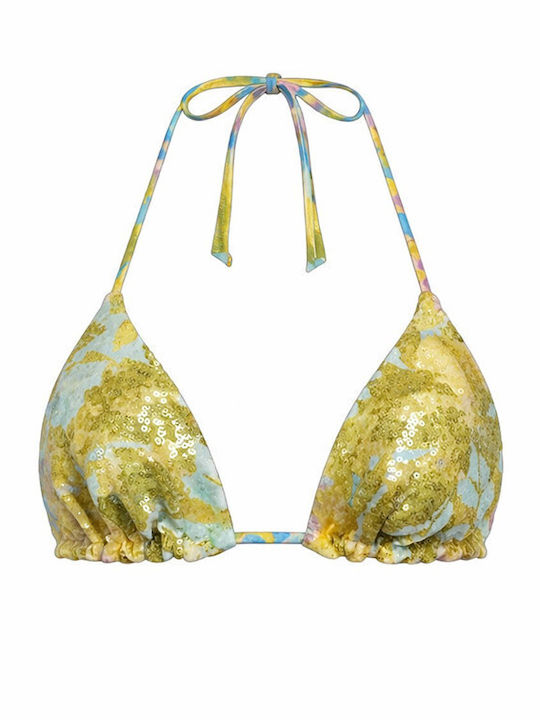Bikini Τριγωνάκι με Ενίσχυση Κίτρινο