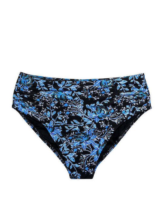 Set Bikini Ψηλόμεσο Μπλε