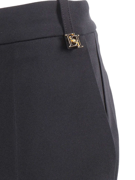 Damen Chino Hose Schwarz