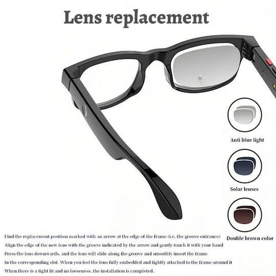 TBD0606281001A Smart Glasses Black