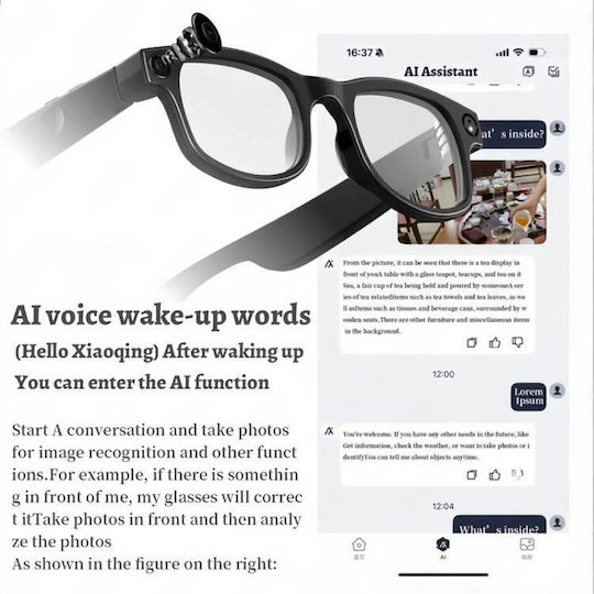 TBD0606281001A Smart Glasses Black
