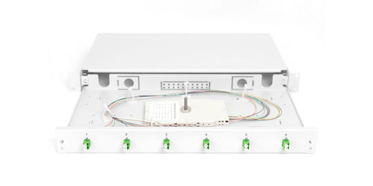 Digitus Lwl Splice Box 1U Pre-equipped 6x LC-APC Dual OS2 DN-96330/9APC