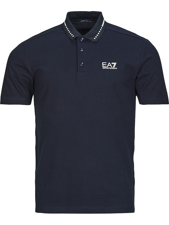 Polo Short Sleeve Blouse Navy Blue