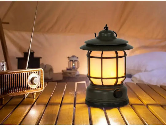 Verk Group Φανάρι Led Επαναφορτιζόμενο για Camping Χακί