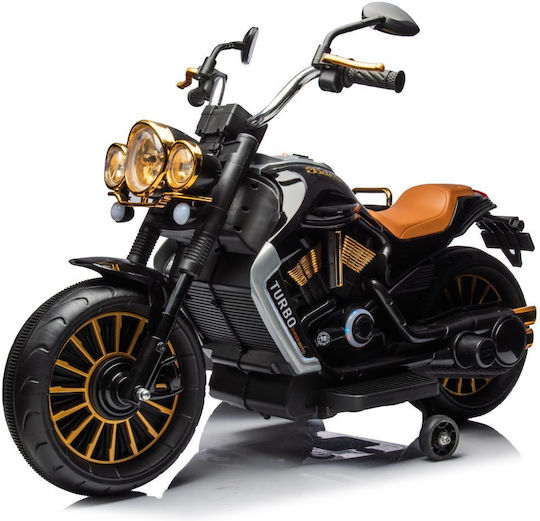 Kids Ride-On Motorbike Electric 12 Volt Black for 8+ Years