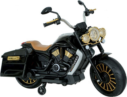 Kids Ride-On Motorbike Electric 12 Volt Black for 8+ Years