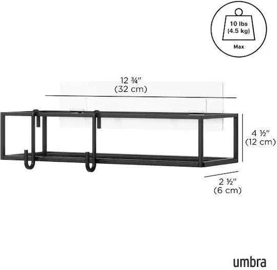 Umbra Metallic Transparent Paper Towel Holder S1004
