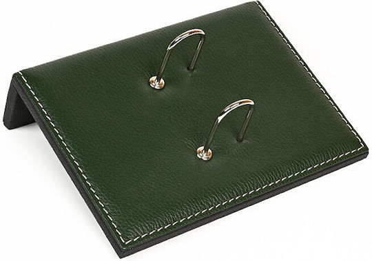Leather Desktop Office Diary Green – Premium Desk Calendar