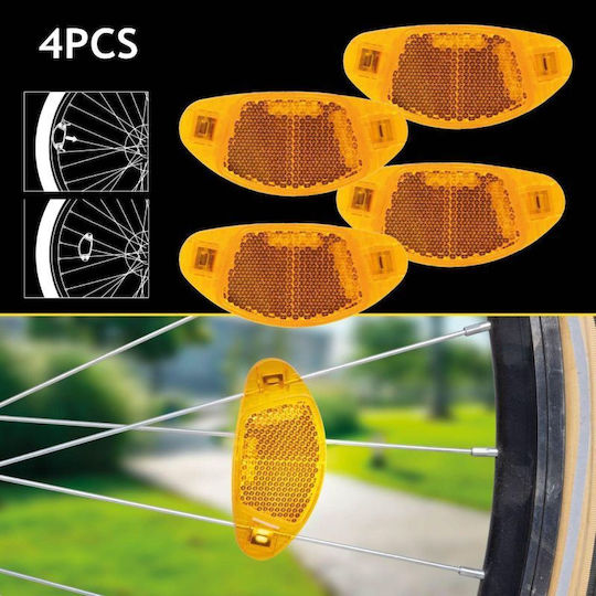 Dunlop Reflektoren Für Fahrrad Speichen 4 Stück