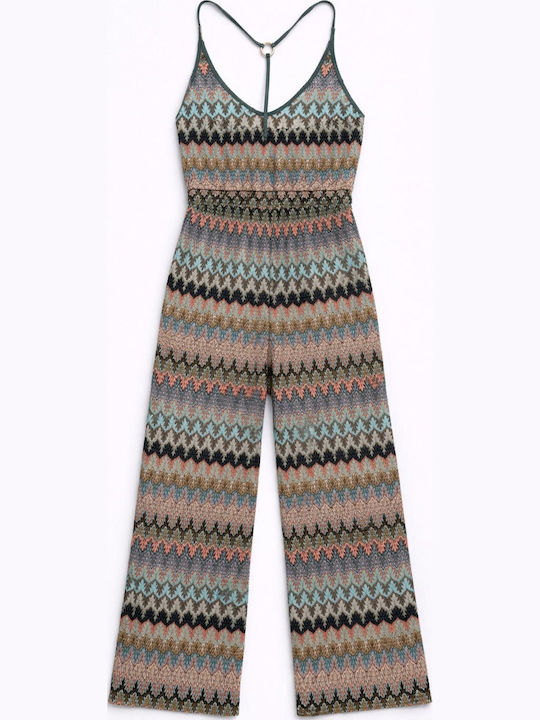 Women's Sleeveless Jumpsuit Green