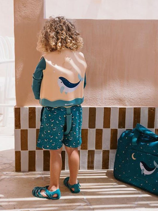 Tutete Teal Whale Kids Swimwear Swim Shorts Teal Whale