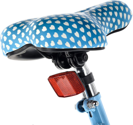 Reflective Bicycle Seat Children Red Black Mount 25.4 Mm