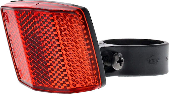 Reflective Bicycle Seat Children Red Black Mount 25.4 Mm