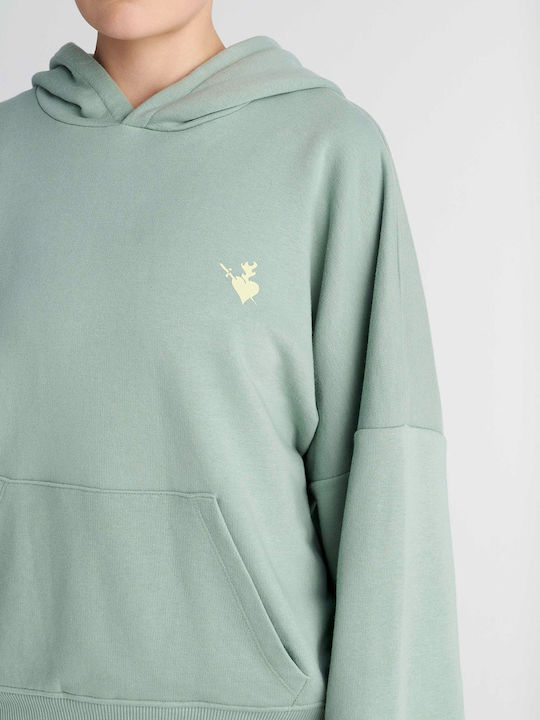 Women's Hooded Sweatshirt Green