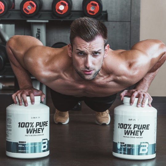 Biotech USA 100% Pure Whey Био Протеин от Суроватка Без Глутен с Вкус Ягода 400гр