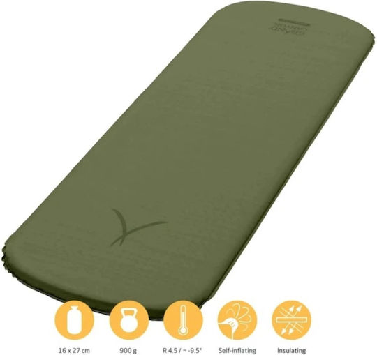 Grand Canyon Hattan Αυτοφούσκωτο Ημίδιπλο Υπόστρωμα Camping 75x75cm Πράσινο