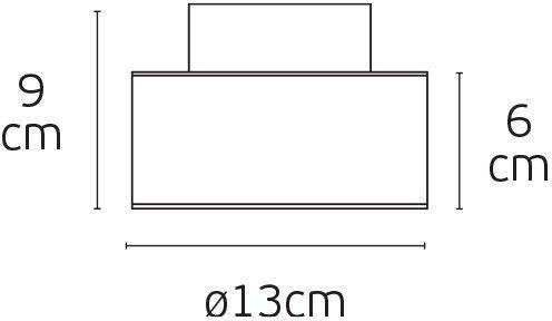 VK Lighting Κρεμαστό Φωτιστικό Μαύρο με Ντουί G9 13x13εκ.