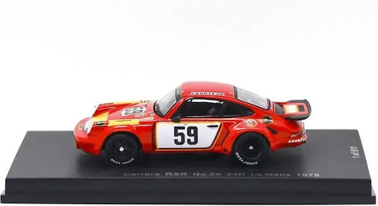 Model Mașină Porsche 911 Carrera RSR Nr 59 24 Orele De Le Mans 1975 T Schenken H Ganley Scara 1:64 Spark