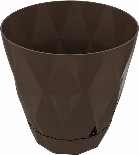 Violet House Pot Plastic Violet
