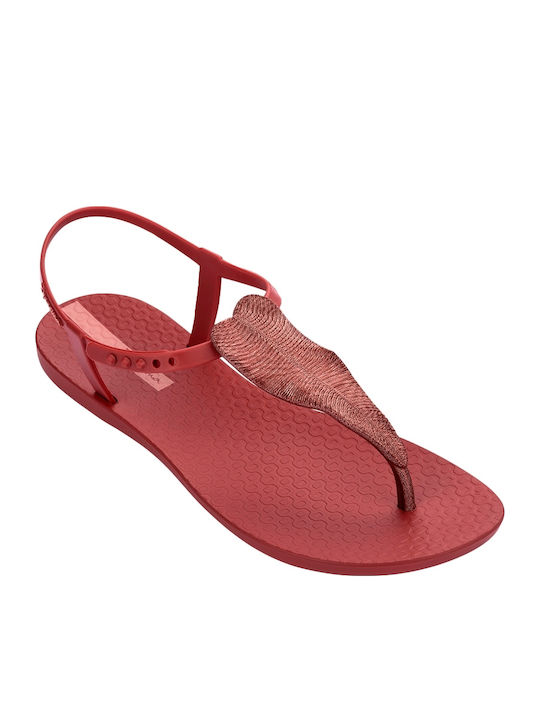Damen Zehentrenner in Rot Stil