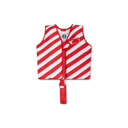 Swim Essentials Σωσίβιο Γιλέκο Κολύμβησης Ιμάντα Ασφαλείας Παιδιά 1-2 Ετών "oh Crab"