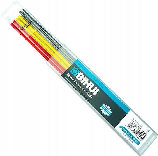 Graphite Refills Bihui Tcm7-sl Construction Pencil 120x2.8 Mm 6 Pcs Tcm7