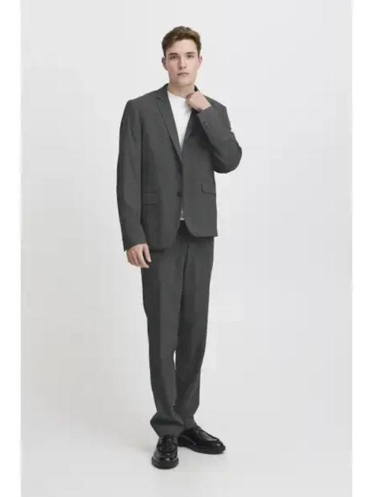Men’s Suit Jacket Mid Grey Melange