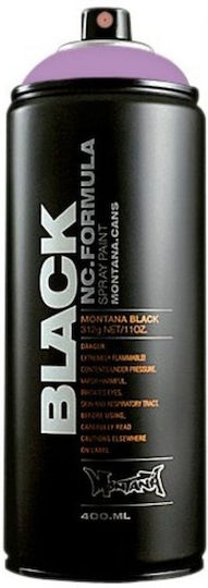 Montana Cans Spray Cans Black 400ml Purple Colors Μωβ-blk400-4060-purple