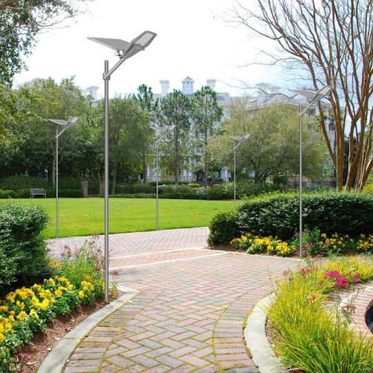 Led Street Solar Light 100W 1150lm with Photocell and Remote Control IP67 150cmx70cmcm