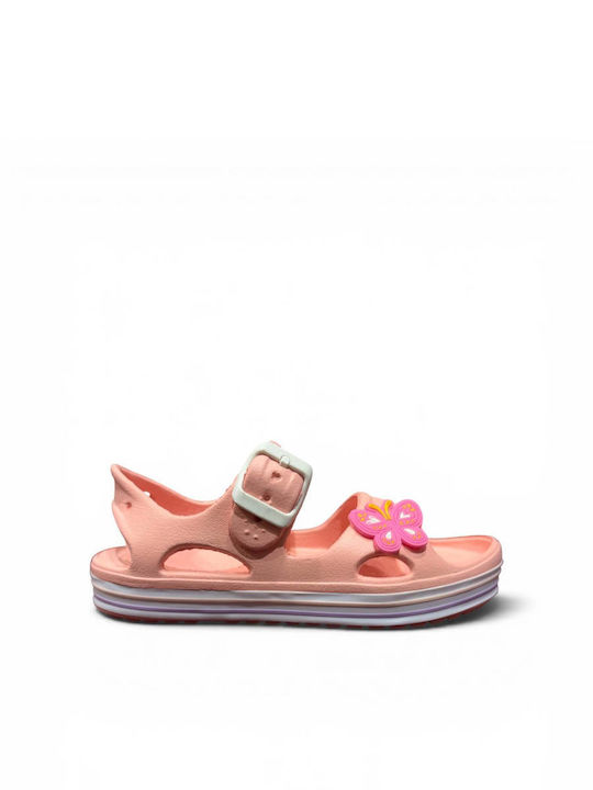 Crocs Παιδικά Ανατομικά Παπουτσάκια Θαλάσσης Πορτοκαλί