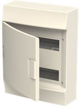 Abb Electrical Fuse Box Wall Mounted, 2 Rows, 12 Elements
