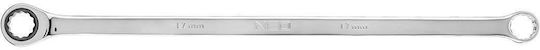 Neo Tools Single Polygon Wrench with Ratchet Mechanism 17mm