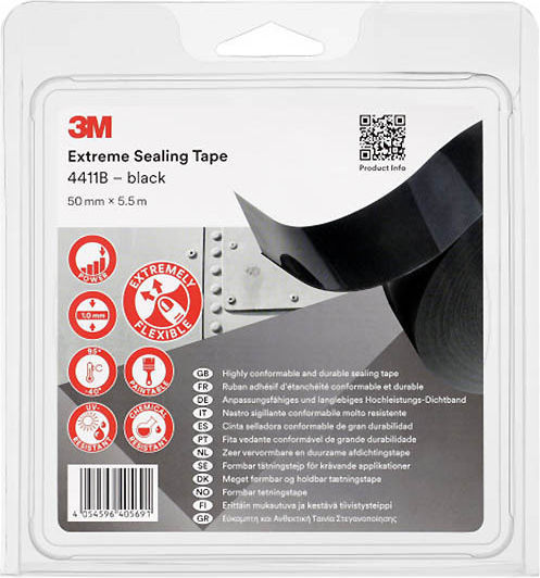 3m Extreme Sealing Tape 4411b Ταινία Σφράγισης 50mm X 5,5m