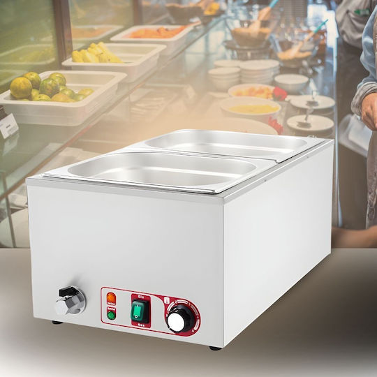 Dynamic Commercial Electric Bain Marie 2xGN1/2 1.2kW