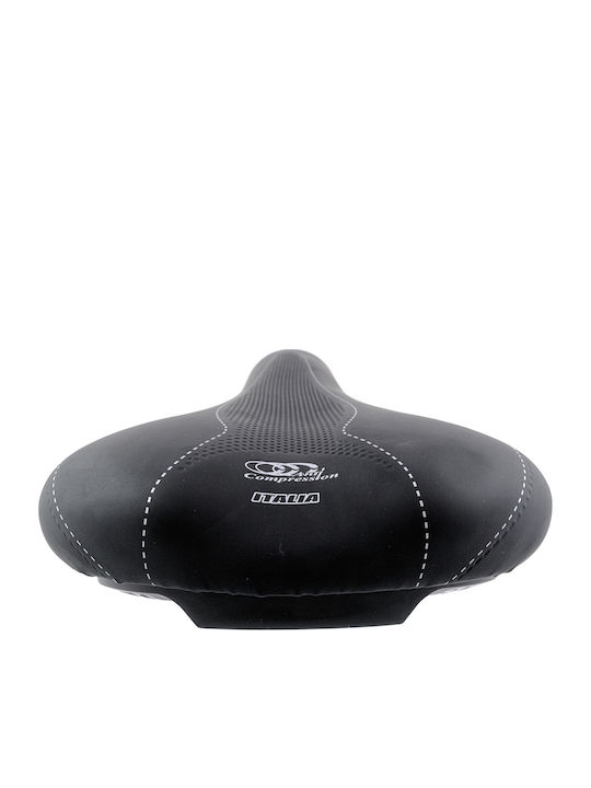 Selle Bassano Fahrradsattel Schwarz 245 x 170 mm