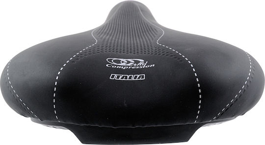 Selle Bassano Fahrradsattel Schwarz 245 x 170 mm