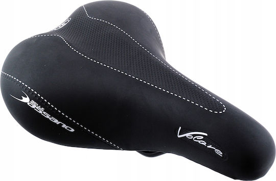 Selle Bassano Fahrradsattel Schwarz 245 x 170 mm