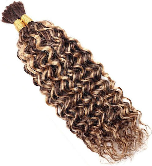 Haarverlängerung mit Menschliche Haar in Blond Farbe 60cm