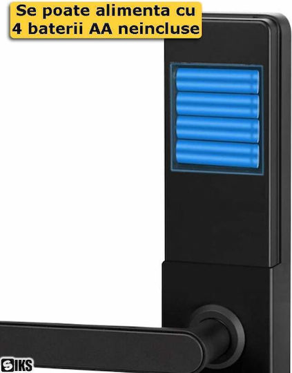 Încuietoare Electronică Culoare Negru cu Conectivitate Wi-Fi