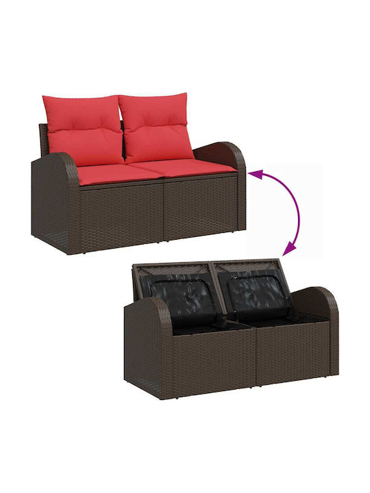 Outdoor Corner Rattan Sofa With Cushions