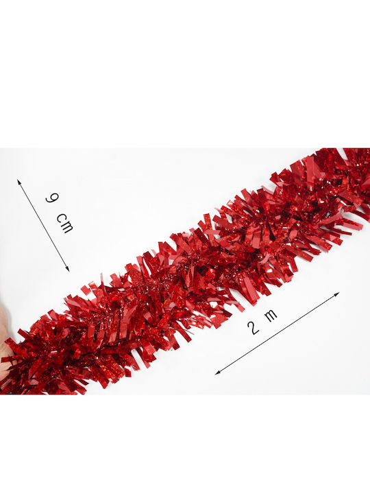 Alista Home Weihnachtsgirlande Kunststoff Rote 9x200cm