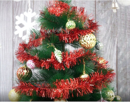 Alista Home Christmas Illuminated Plastic Red Garland 7x200cm